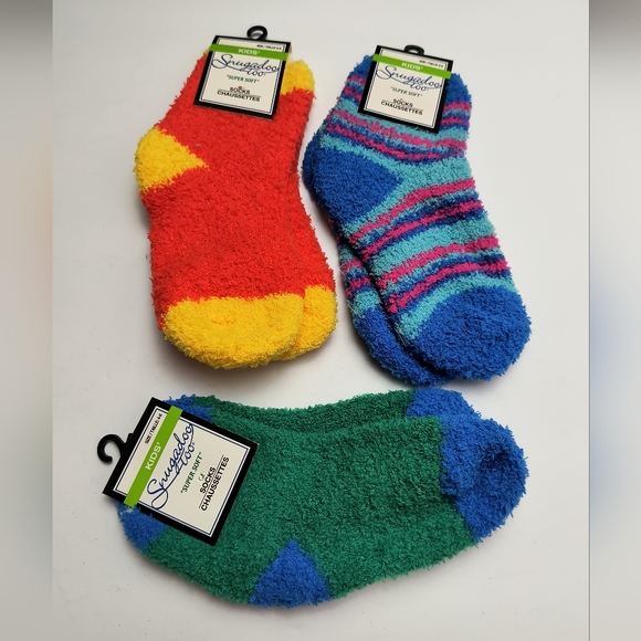 Kid's Supper Soft Socks Bundle Of 3 Size 6/8 -4/6 - Picture 1 of 4